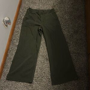 American Eagle super high rise baggy wide leg stovepipe pants size 12